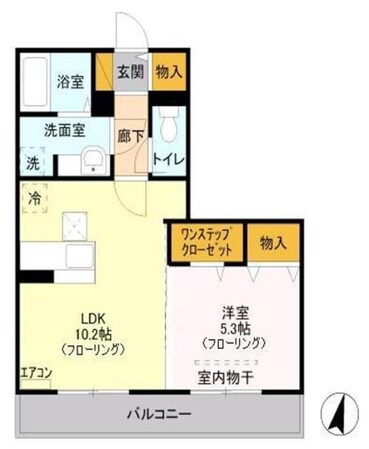グリーンコーポ前川町の物件間取画像